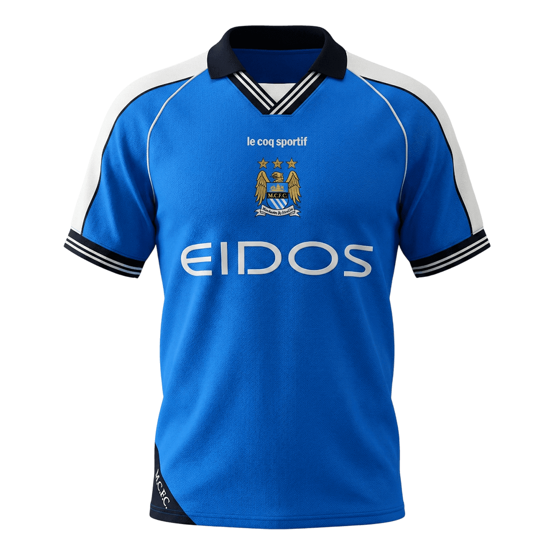 Manchester City Retro Hjemmedrakt 1999/01