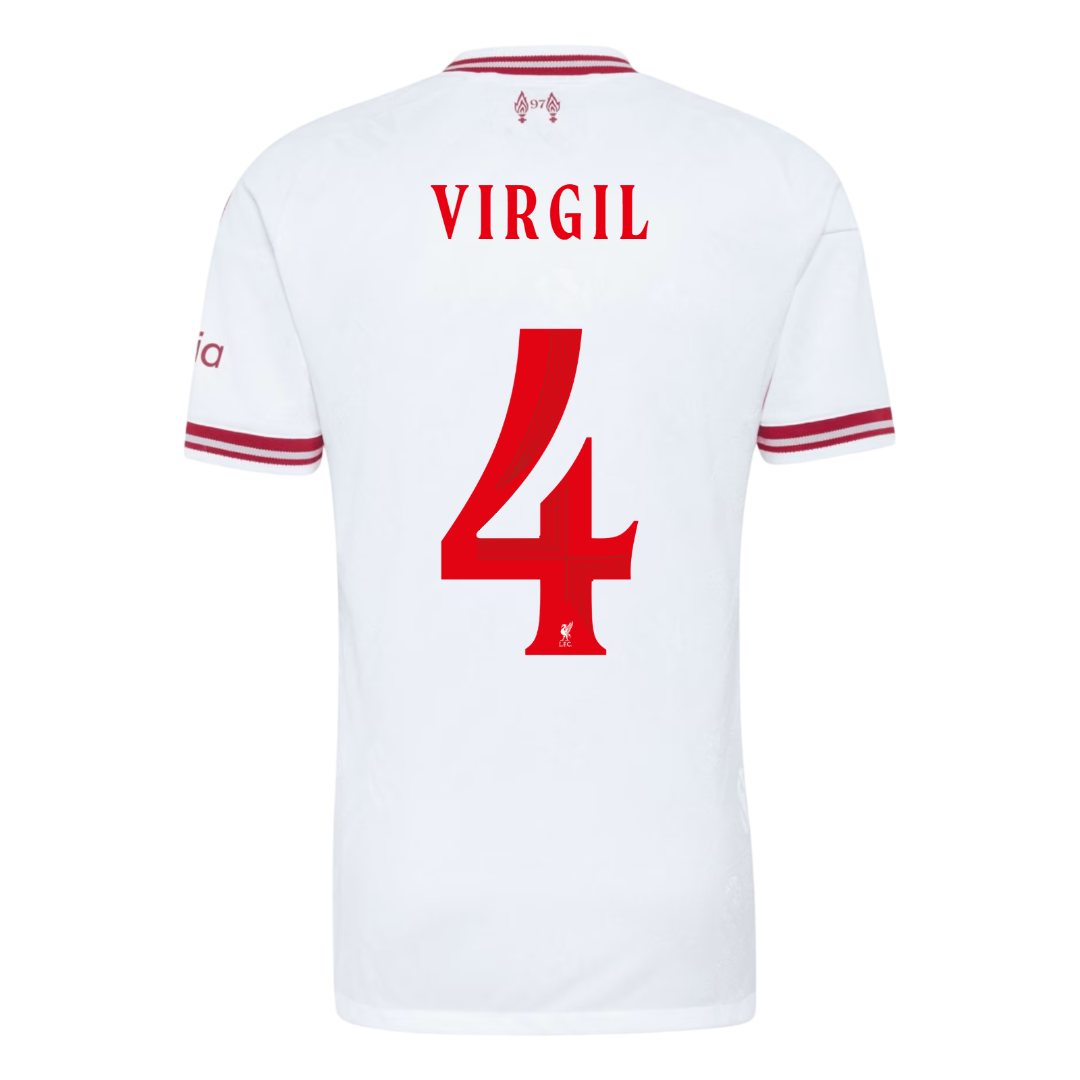 Liverpool Bortedrakt 2026/27 – VIRGIL #4 – UCL (Spillerversjon)
