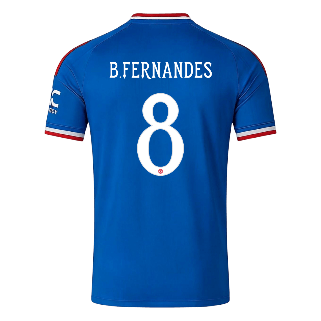 Manchester United Bortedrakt 2026/27 – B. FERNANDES #8 – UCL