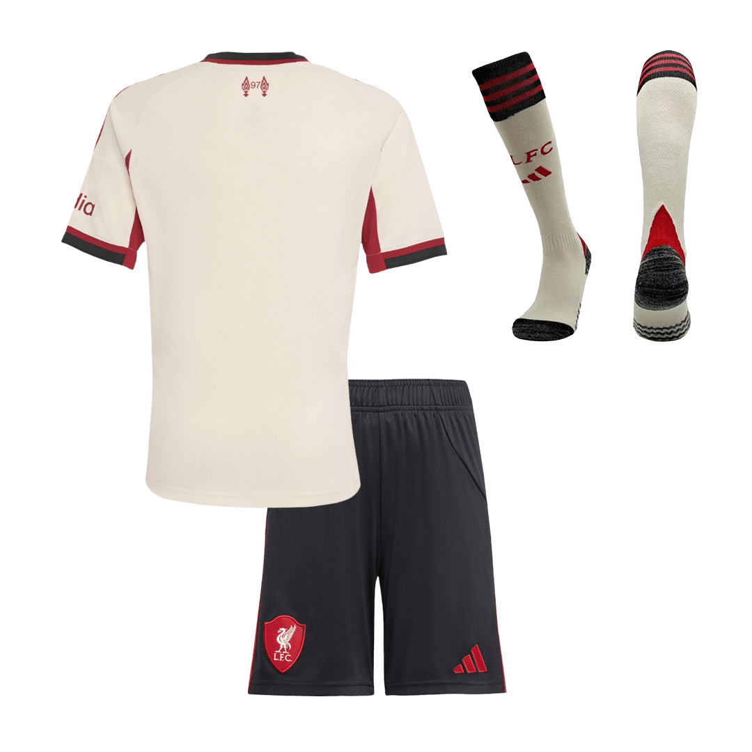 Liverpool Bortedraktsett Barn 3-deler 2025/26