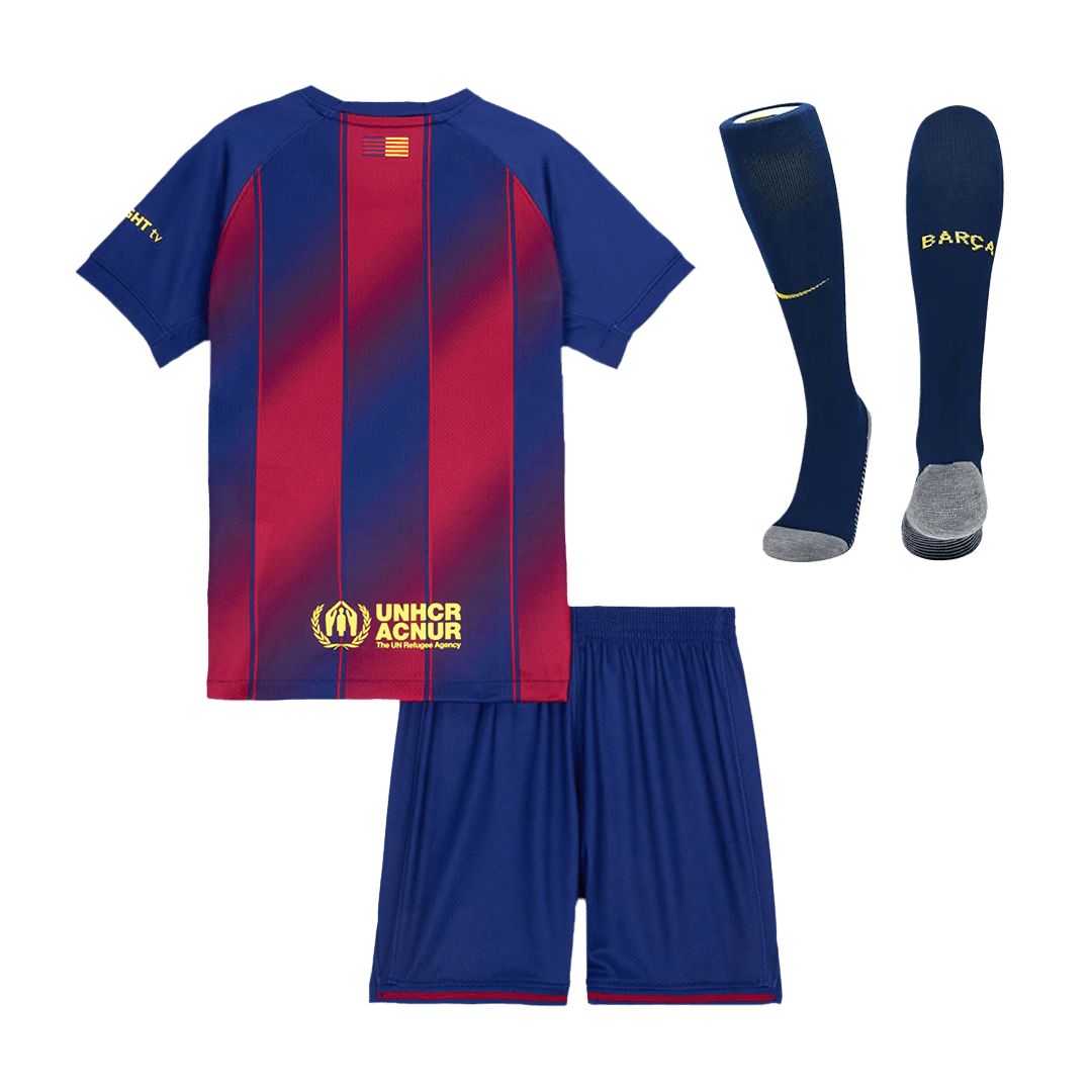 Barcelona Hjemmedraktsett Barn 3-deler 2025/26
