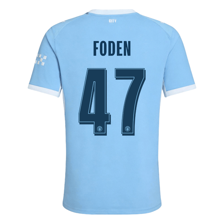 Manchester City Hjemmedrakt 2026/27 – FODEN #47 – UCL (Spillerversjon)