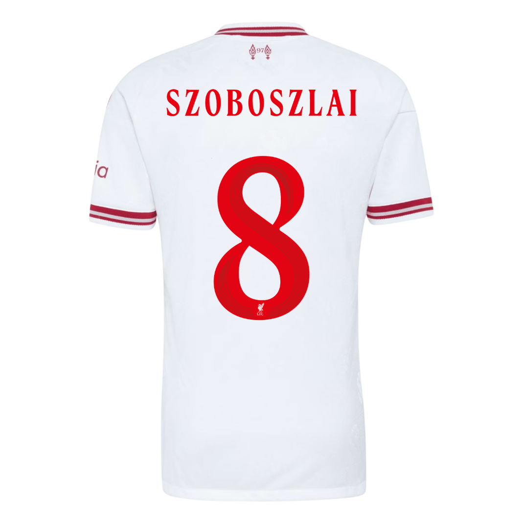 Liverpool Bortedrakt 2026/27 – SZOBOSZLAI #8 – UCL (Spillerversjon)