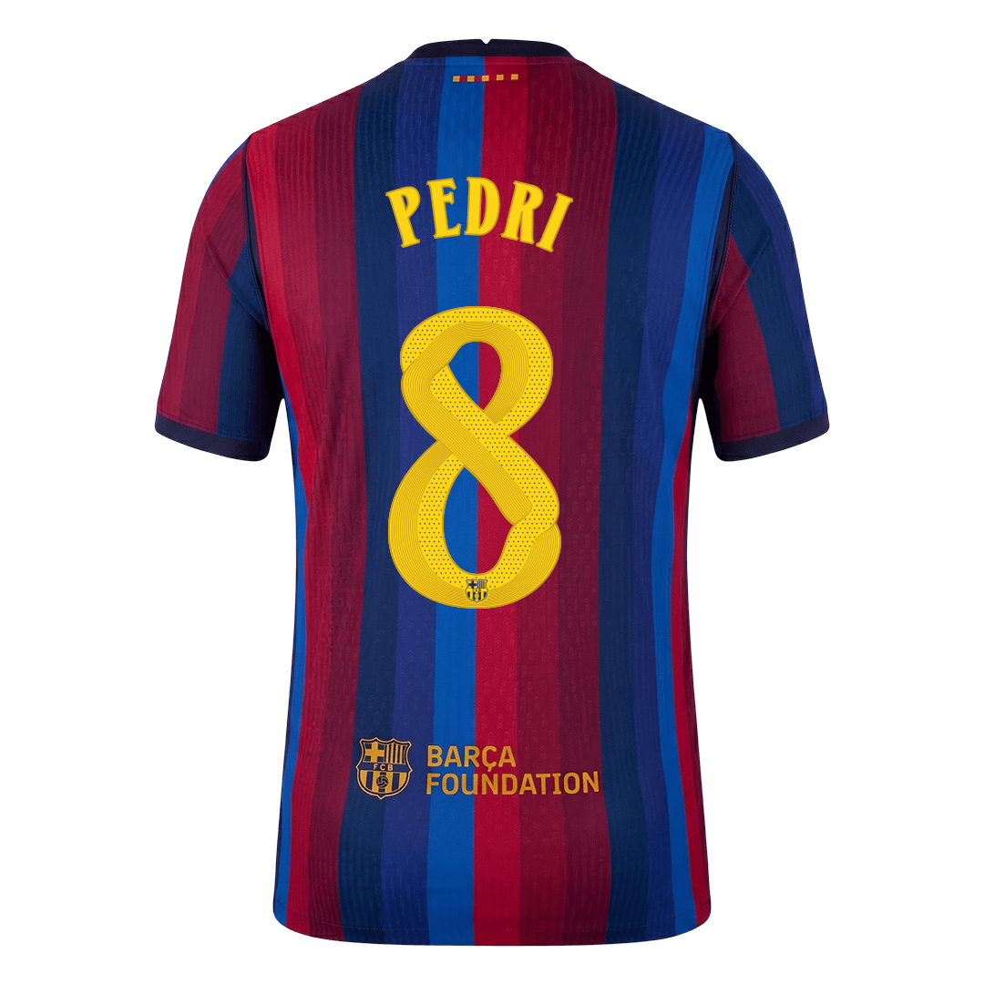 Barcelona Hjemmedrakt 2026/27 – PEDRI #8 – UCL (Spillerversjon)