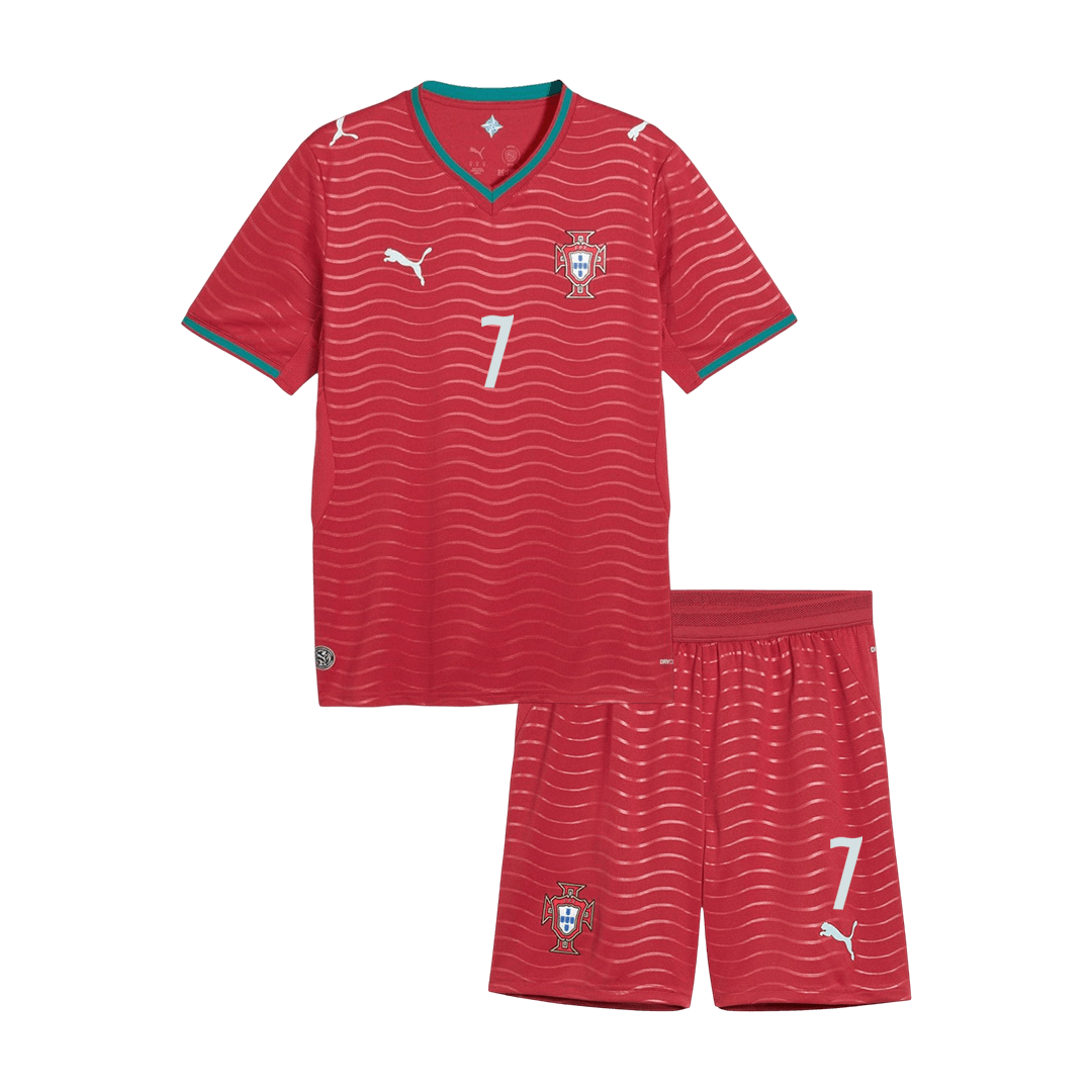 Portugal Hjemmedraktsett Barn VM 2026 – RONALDO #7 – bilde 11