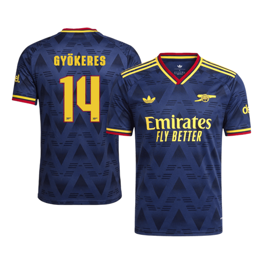 Arsenal Bortedrakt 2026/27 – GYÖKERES #14 – UCL (Spillerversjon)