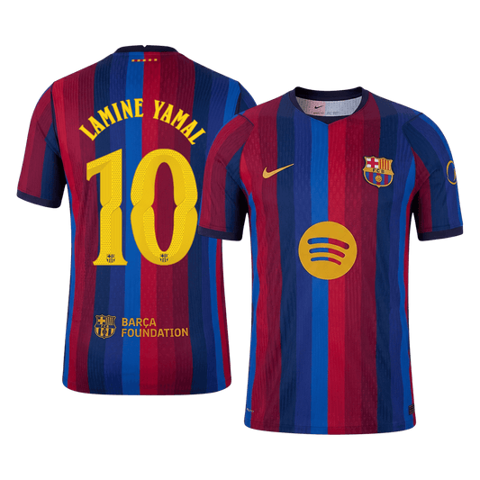Barcelona Hjemmedrakt 2026/27 – LAMINE YAMAL #10 – UCL (Spillerversjon)