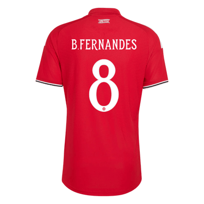 Manchester United Hjemmedrakt 2026/27 – B. FERNANDES #8 – UCL (Spillerversjon)