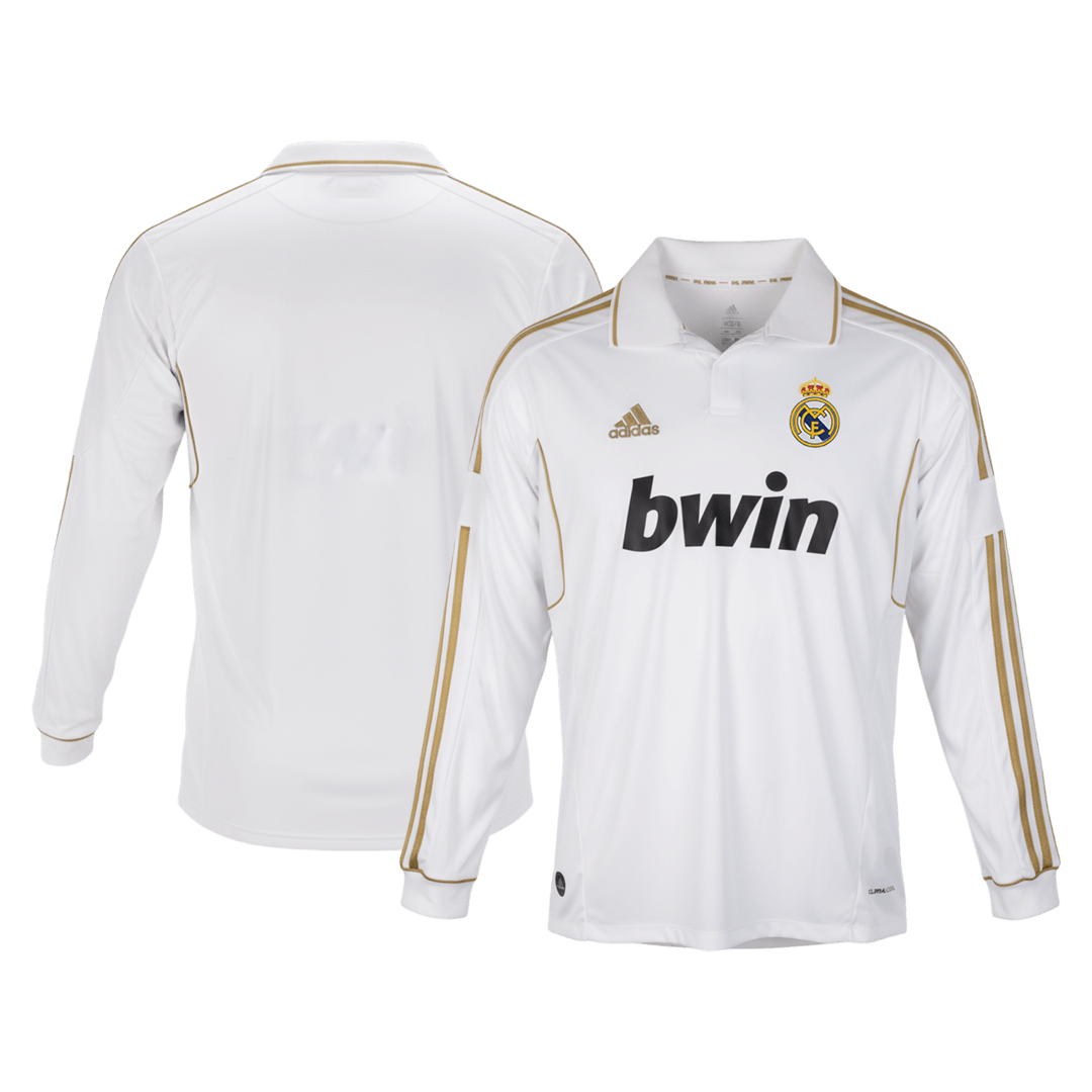 Real Madrid Retro Langermet Hjemmedrakt 2011/12 – bilde 9