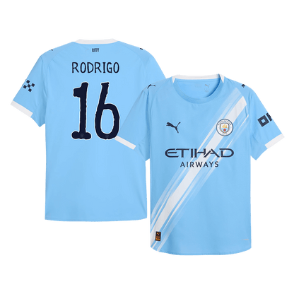Manchester City Hjemmedrakt VM 2025/26 – RODRIGO #16 (Spillerversjon)