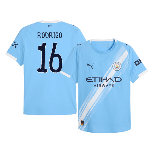 Manchester City Hjemmedrakt VM 2025/26 – RODRIGO #16 (Spillerversjon)