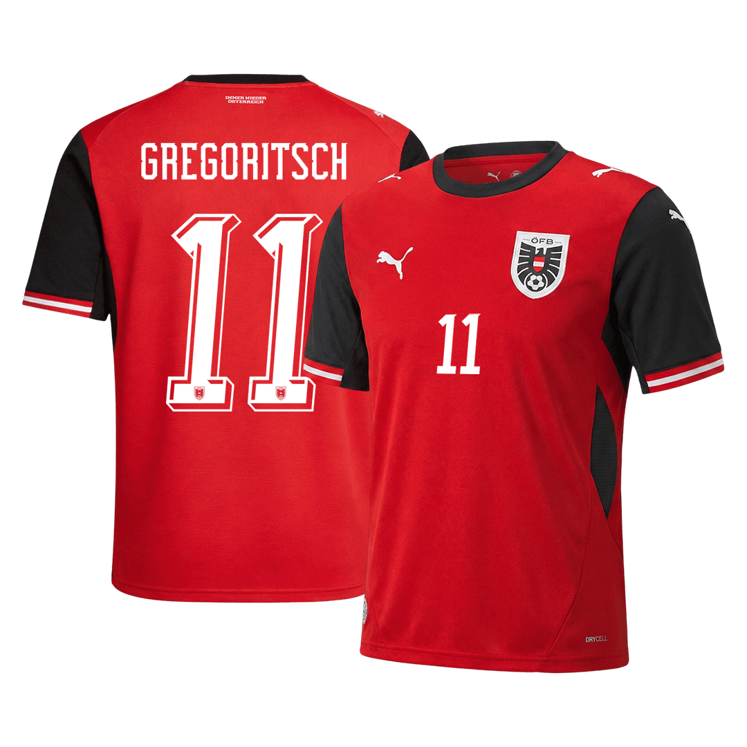 Østerrike Hjemmedrakt VM 2026 – GREGORITSCH #11