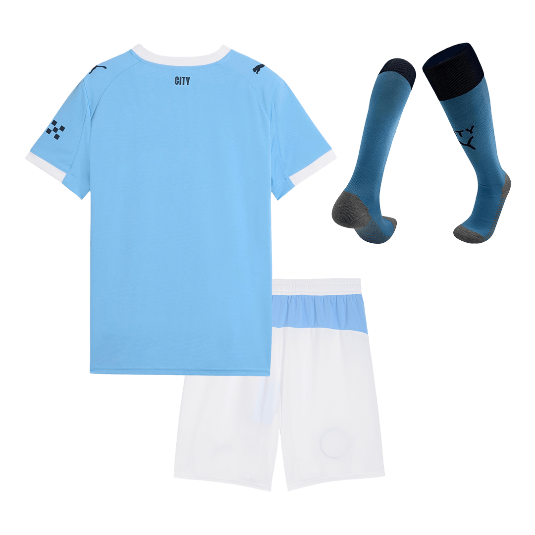 Manchester City Hjemmedraktsett Barn 3-deler 2025/26 – bilde 16