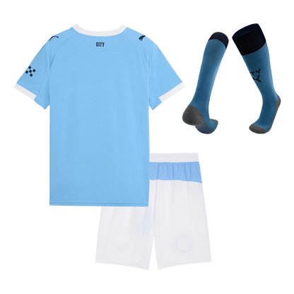 Manchester City Hjemmedraktsett Barn 3-deler 2025/26 – bilde 16