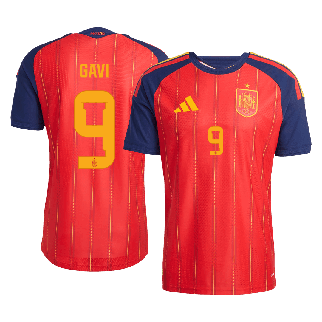 Spania Hjemmedrakt VM 2026 – GAVI #9 (Spillerversjon)