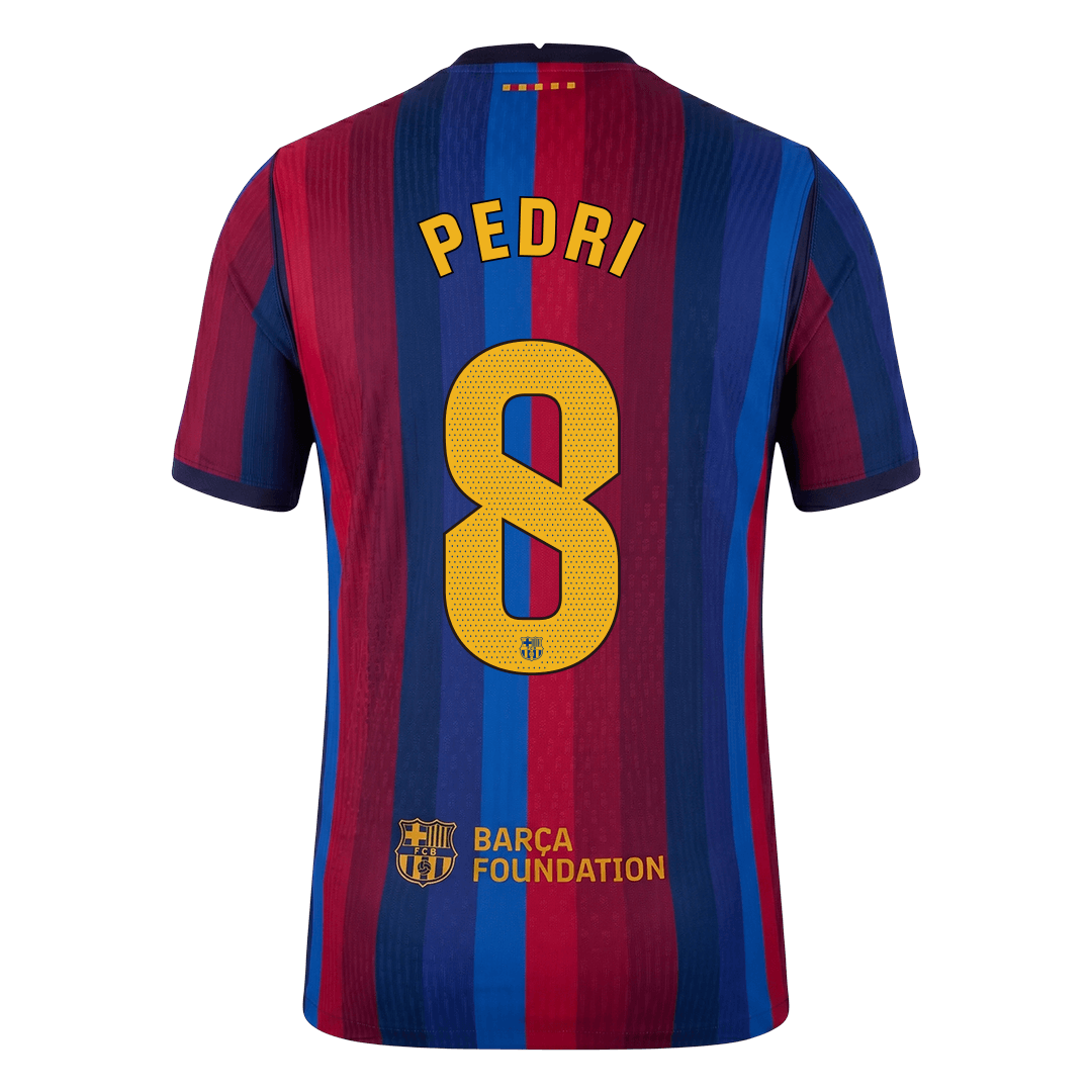 Barcelona Hjemmedrakt 2026/27 – PEDRI #8 (Spillerversjon)