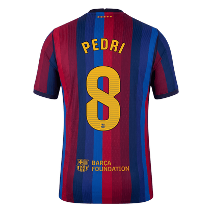 Barcelona Hjemmedrakt 2026/27 – PEDRI #8 (Spillerversjon)
