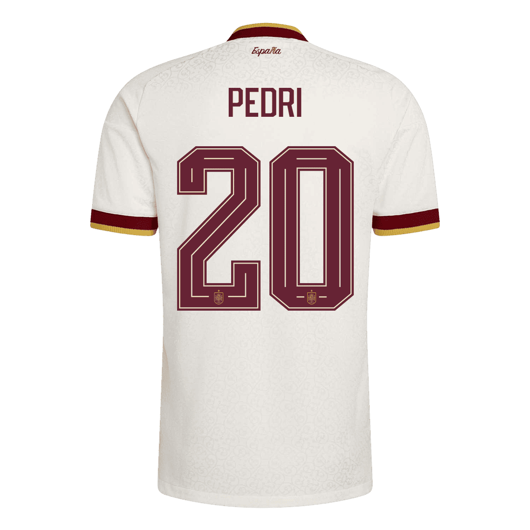 [Champion Edition] Spania Bortedrakt VM 2026 – PEDRI #20 (Spillerversjon)
