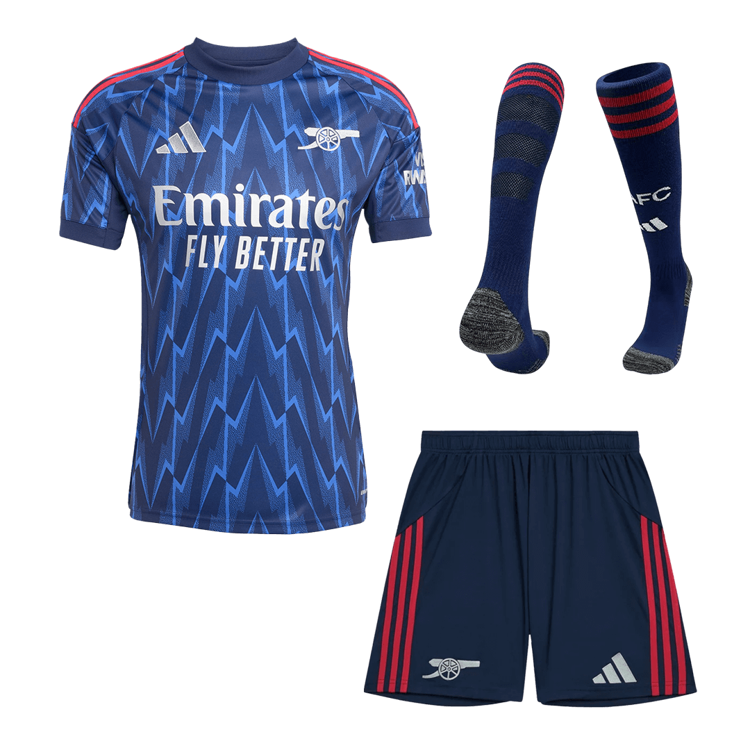 Arsenal Bortedraktsett 3-deler 2025/26