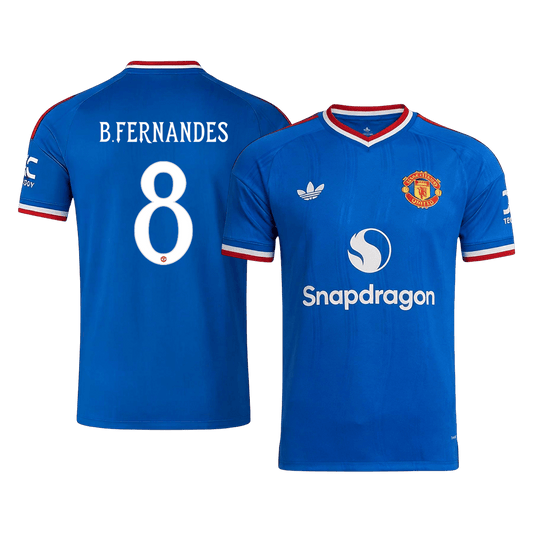 Manchester United Bortedrakt 2026/27 – B. FERNANDES #8 – UCL