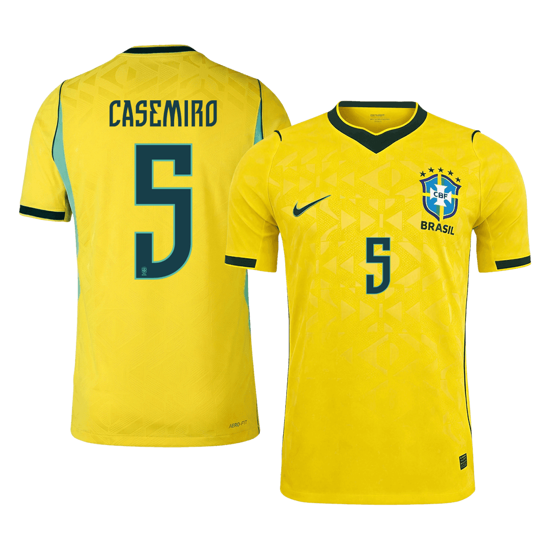 Brasil Hjemmedrakt VM 2026 – CASEMIRO #5 (Spillerversjon)