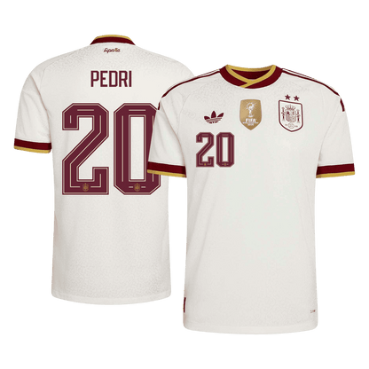 [Champion Edition] Spania Bortedrakt VM 2026 – PEDRI #20 (Spillerversjon)