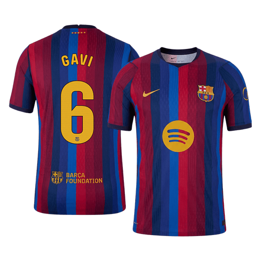 Barcelona Hjemmedrakt 2026/27 – GAVI #6 (Spillerversjon)
