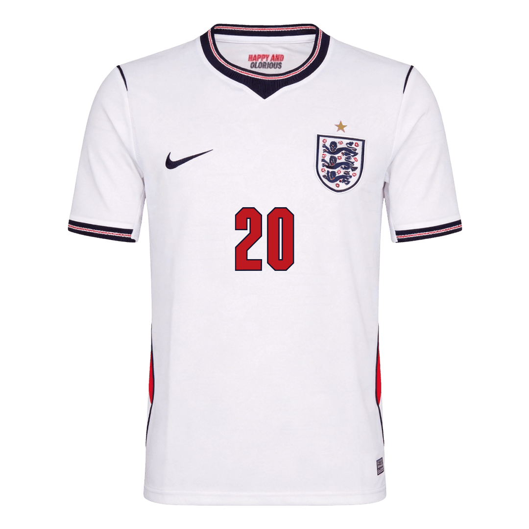 England Hjemmedrakt VM 2026 – PALMER #20 – bilde 2