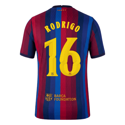 Barcelona Hjemmedrakt 2026/27 – RODRIGO #16 – UCL (Spillerversjon)