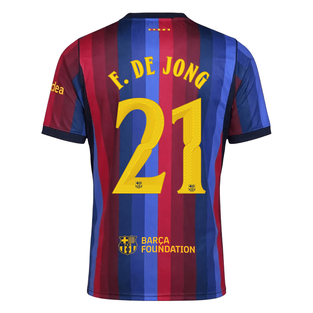 Barcelona Hjemmedrakt 2026/27 – F. DE JONG #21 – UCL