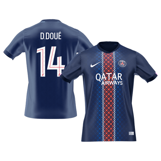 PSG Hjemmedrakt 2025/26 – D.DOUÉ #14 [PREMIUM]