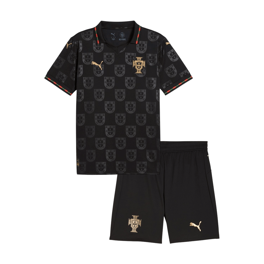 Portugal draktsett Barn VM 2026 x Eusébio Black Panther