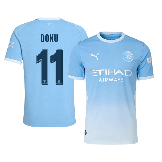 Manchester City Hjemmedrakt 2026/27 – DOKU #11 – UCL (Spillerversjon)
