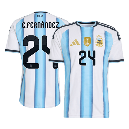 Argentina Hjemmedrakt VM 2026 – E. FERNÁNDEZ #24 (Spillerversjon)
