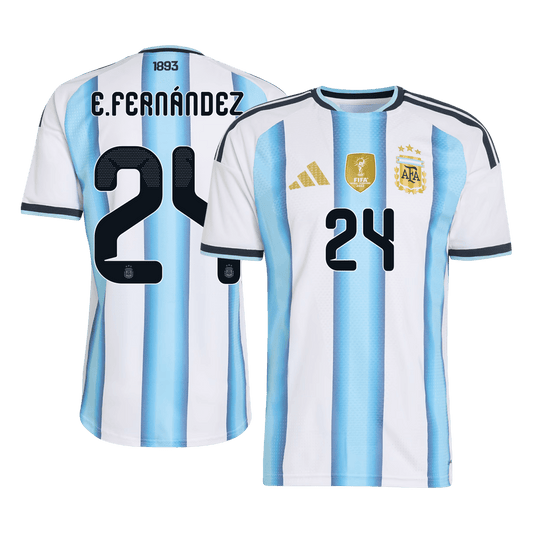 Argentina Hjemmedrakt VM 2026 – E. FERNÁNDEZ #24 (Spillerversjon)