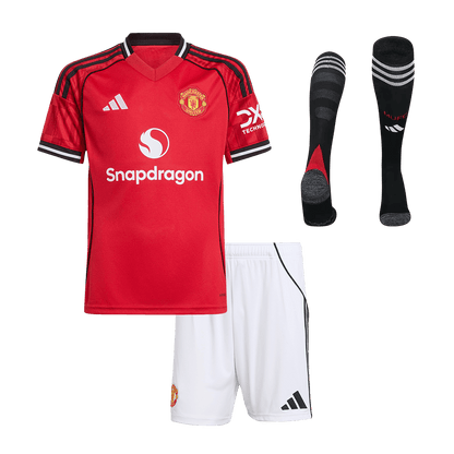 Manchester United Hjemmedraktsett Barn 3-deler 2025/26