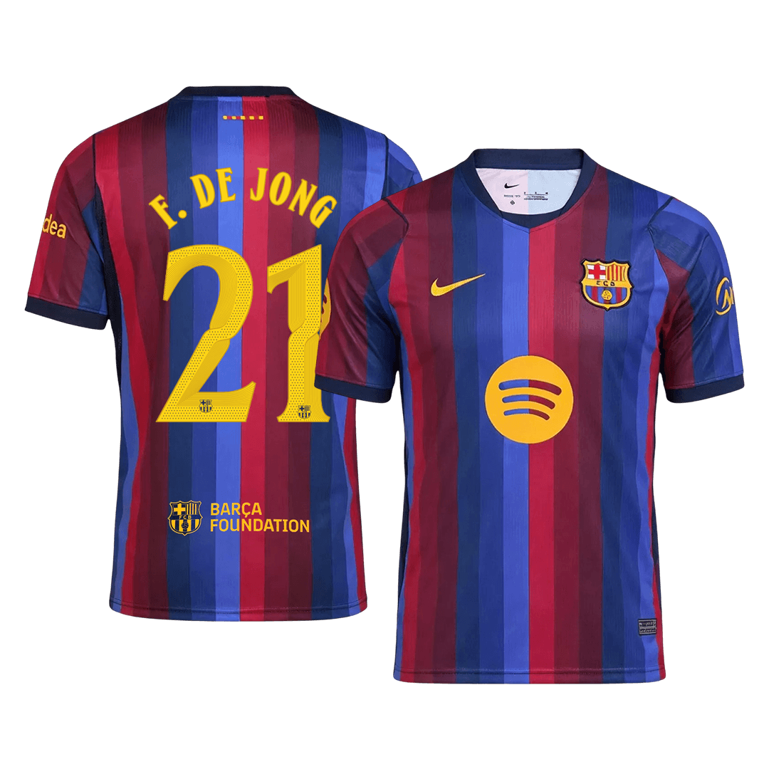 Barcelona Hjemmedrakt 2026/27 – F. DE JONG #21 – UCL