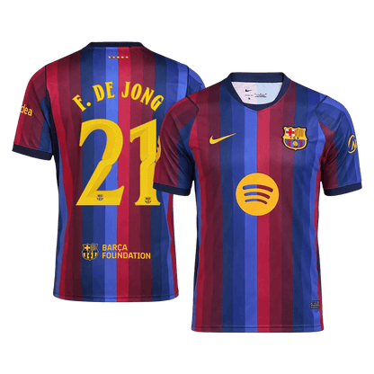 Barcelona Hjemmedrakt 2026/27 – F. DE JONG #21 – UCL
