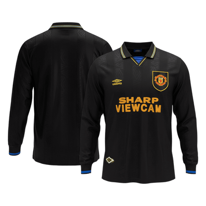 Manchester United Retro Langermet Bortedrakt 1993/94 – bilde 9