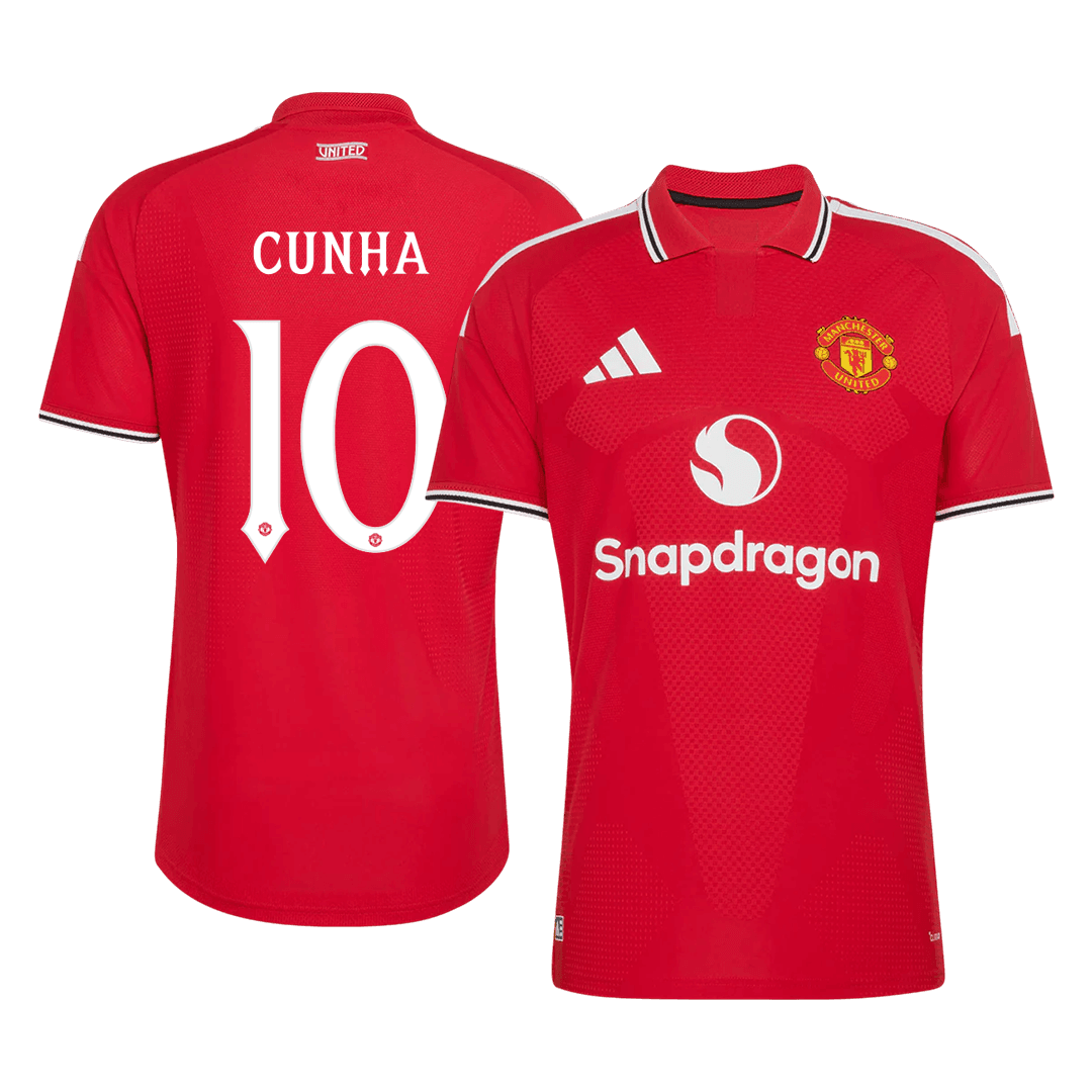 Manchester United Hjemmedrakt 2026/27 – CUNHA #10 – UCL (Spillerversjon)