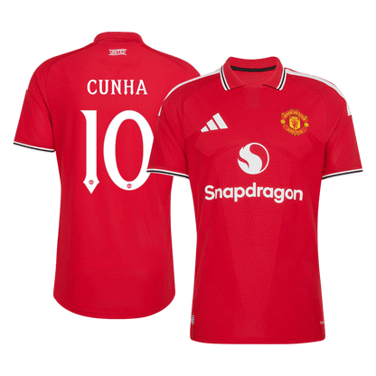 Manchester United Hjemmedrakt 2026/27 – CUNHA #10 – UCL (Spillerversjon)