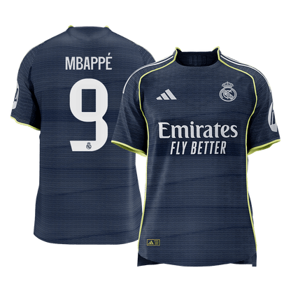 Real Madrid Bortedrakt 2025/26 – MBAPPÉ #9 (Spillerversjon) [PREMIUM]