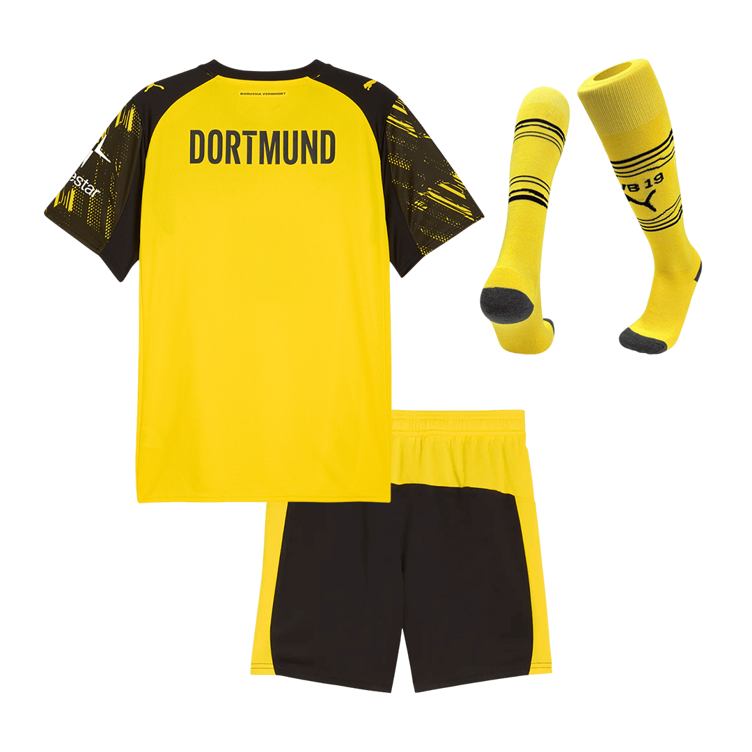 Borussia Dortmund Hjemmedraktsett Barn 3-deler 2025/26 – bilde 14