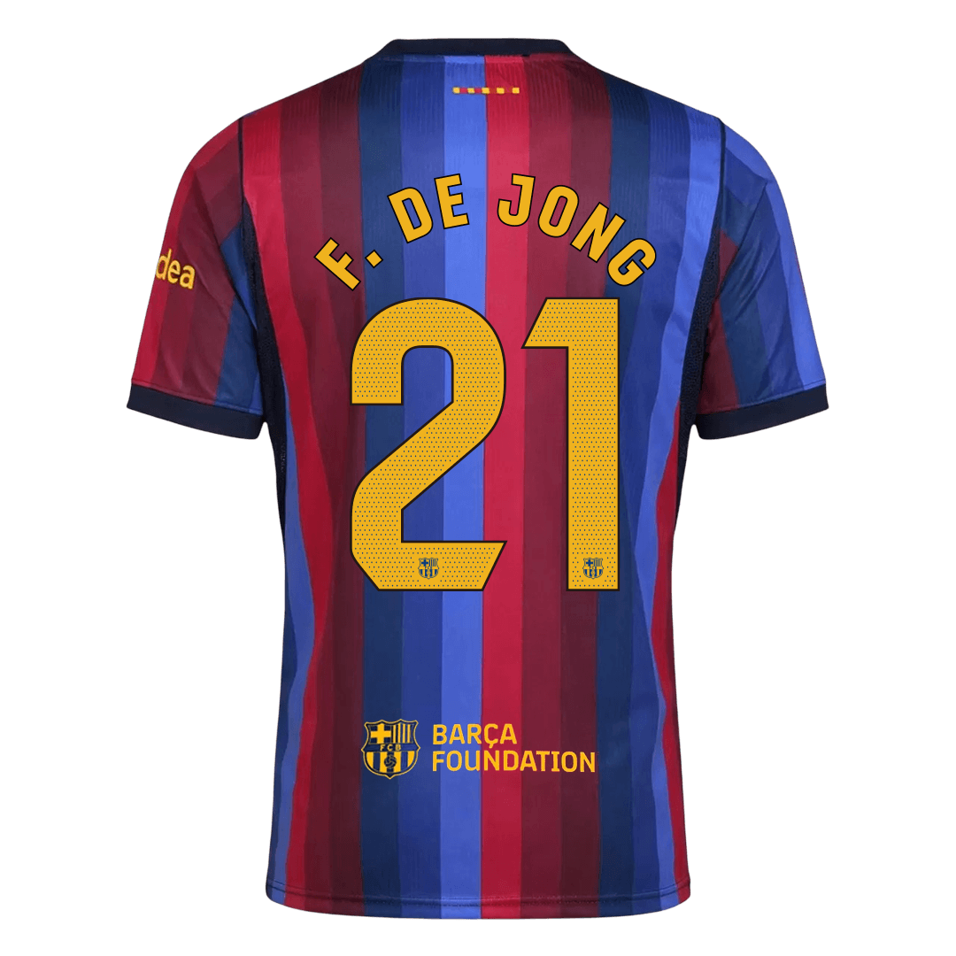 Barcelona Hjemmedrakt 2026/27 – F. DE JONG #21