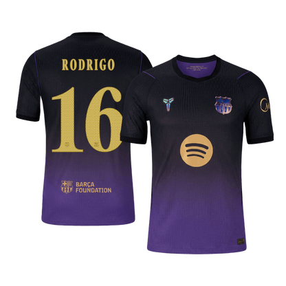 Barcelona Bortedrakt 2026/27 – RODRIGO #16 – UCL (Spillerversjon)