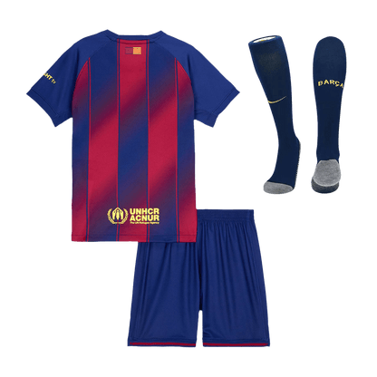 Barcelona Hjemmedraktsett Barn 3-deler 2025/26