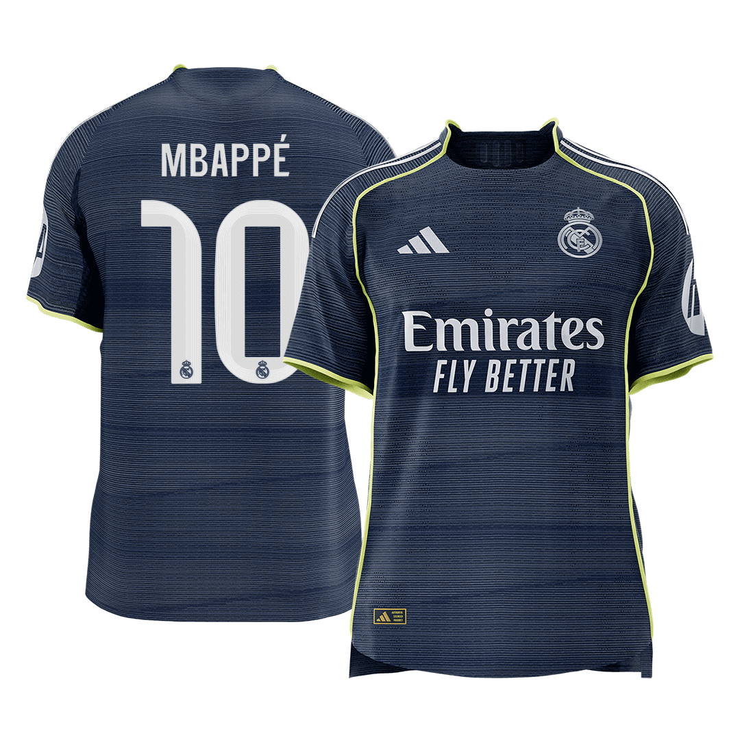 Real Madrid Bortedrakt 2025/26 – MBAPPÉ #10 (Spillerversjon) [PREMIUM]