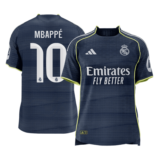 Real Madrid Bortedrakt 2025/26 – MBAPPÉ #10 (Spillerversjon) [PREMIUM]