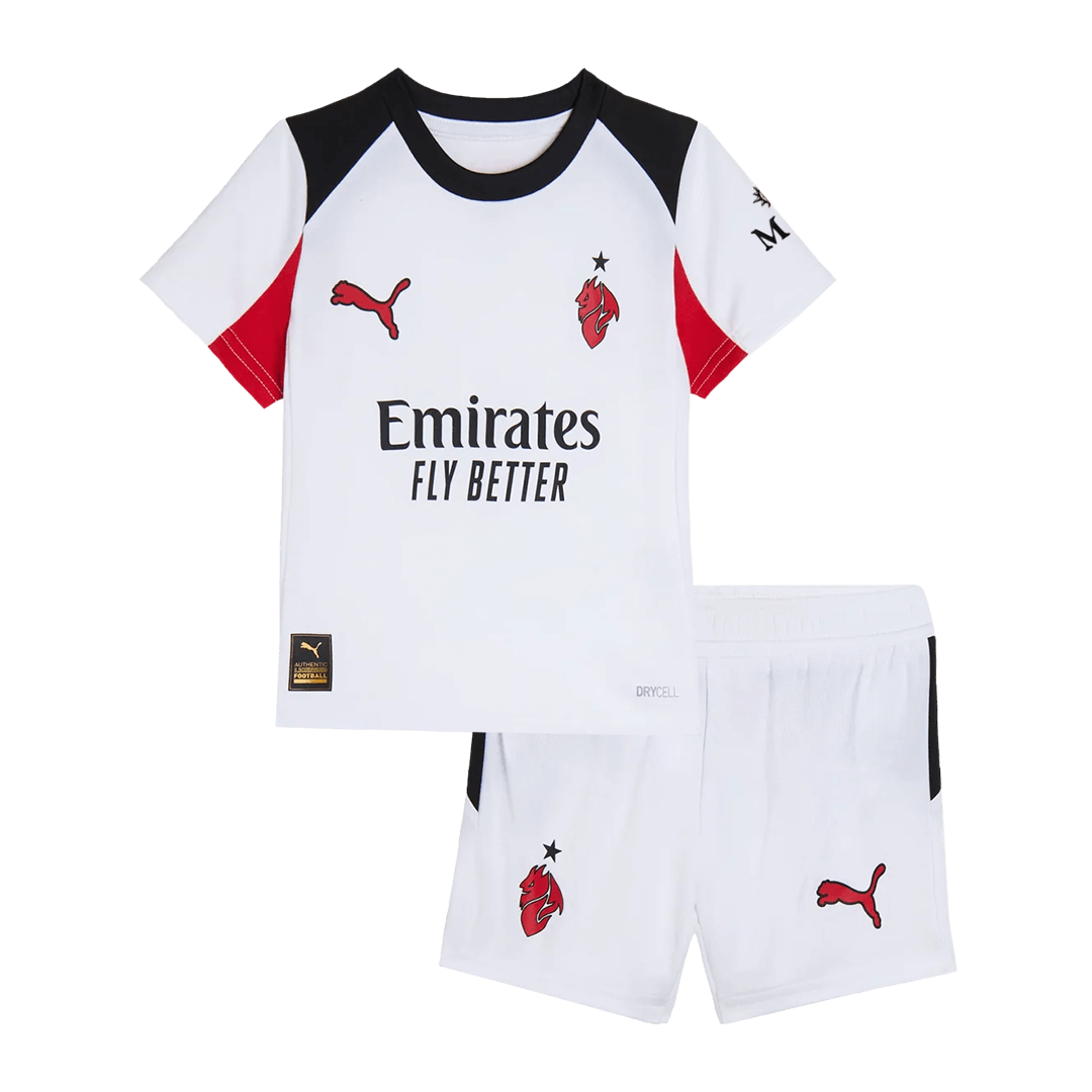 AC Milan Bortedraktsett Barn 2025/26