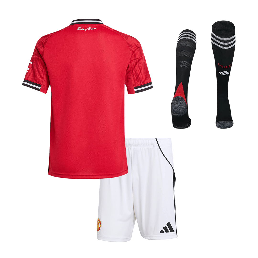 Manchester United Hjemmedraktsett Barn 3-deler 2025/26 – bilde 15